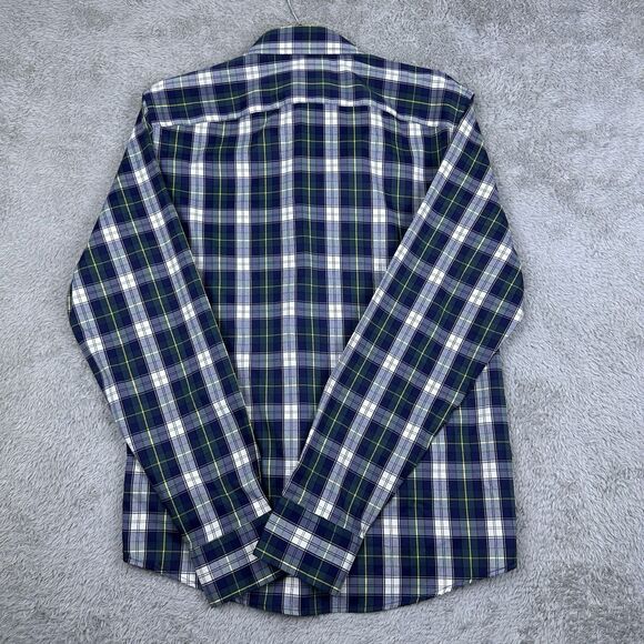UNTUCKit Mens M Slim Fit Shirt Blue Plaid Button Down‎ Preppy Classic Everyday - Picture 10 of 10